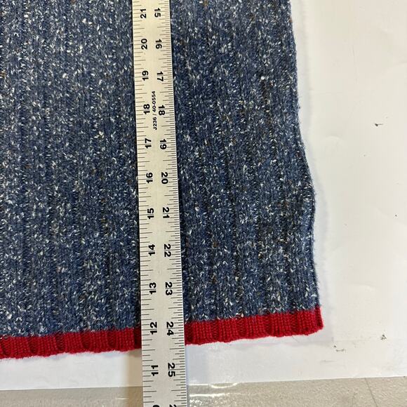Tommy Hilfiger Jeans Women's Sweater M Crewneck Acrylic Cotton Wool Blend Ribbed - Picture 9 of 9